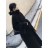 Double-faced cashmere coat Women's mid-length over-the-knee high-end woolen coat
